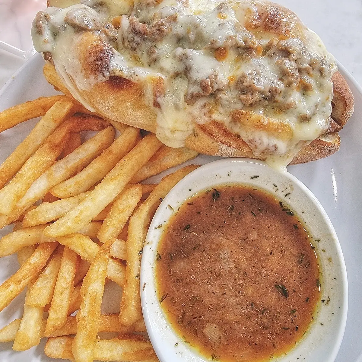 French Onion Steak Sandwich