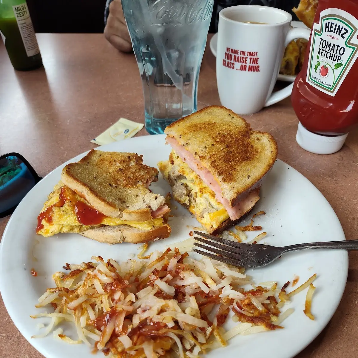 My Hammy & Cheese Omelette