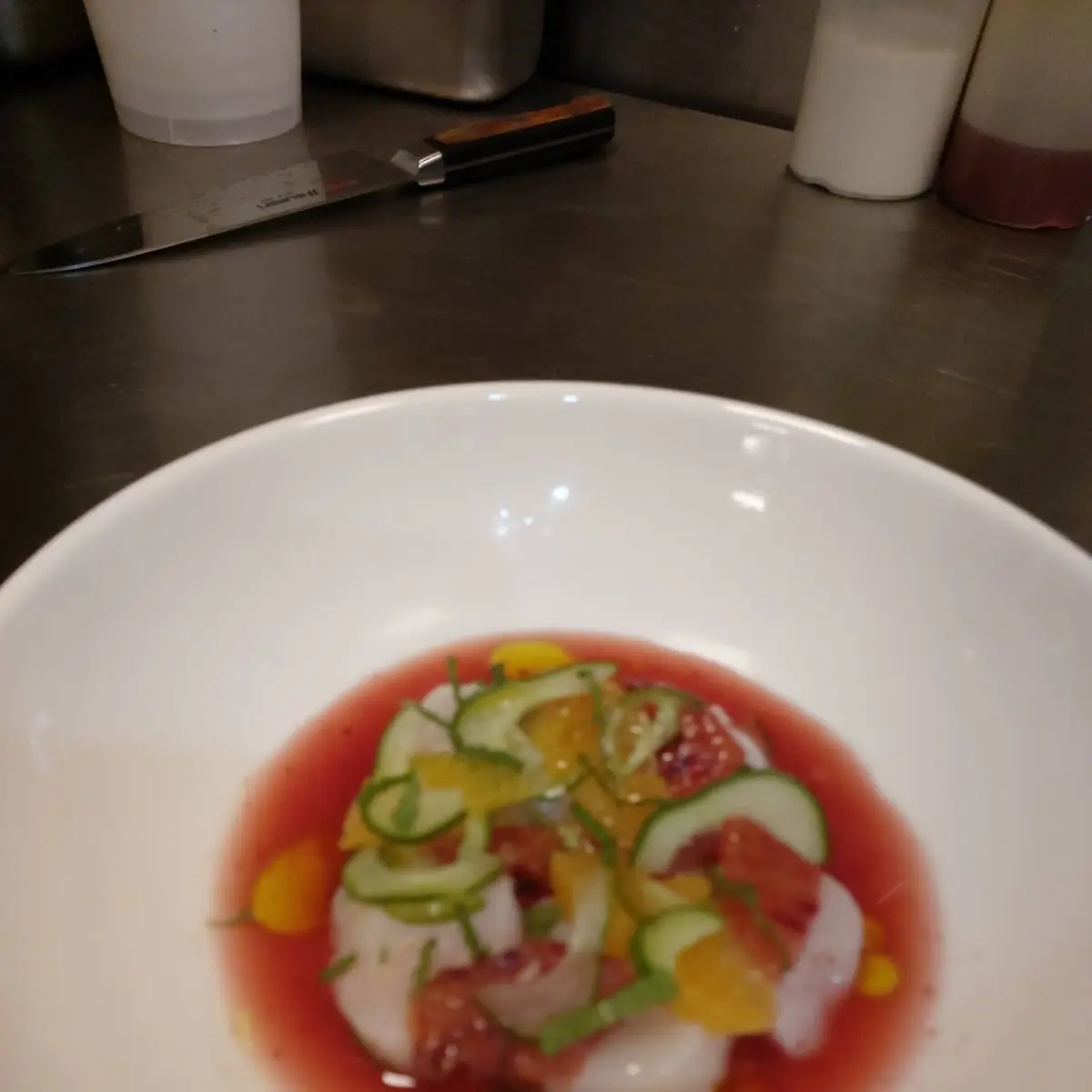 Chili Yuzu Squid Salad