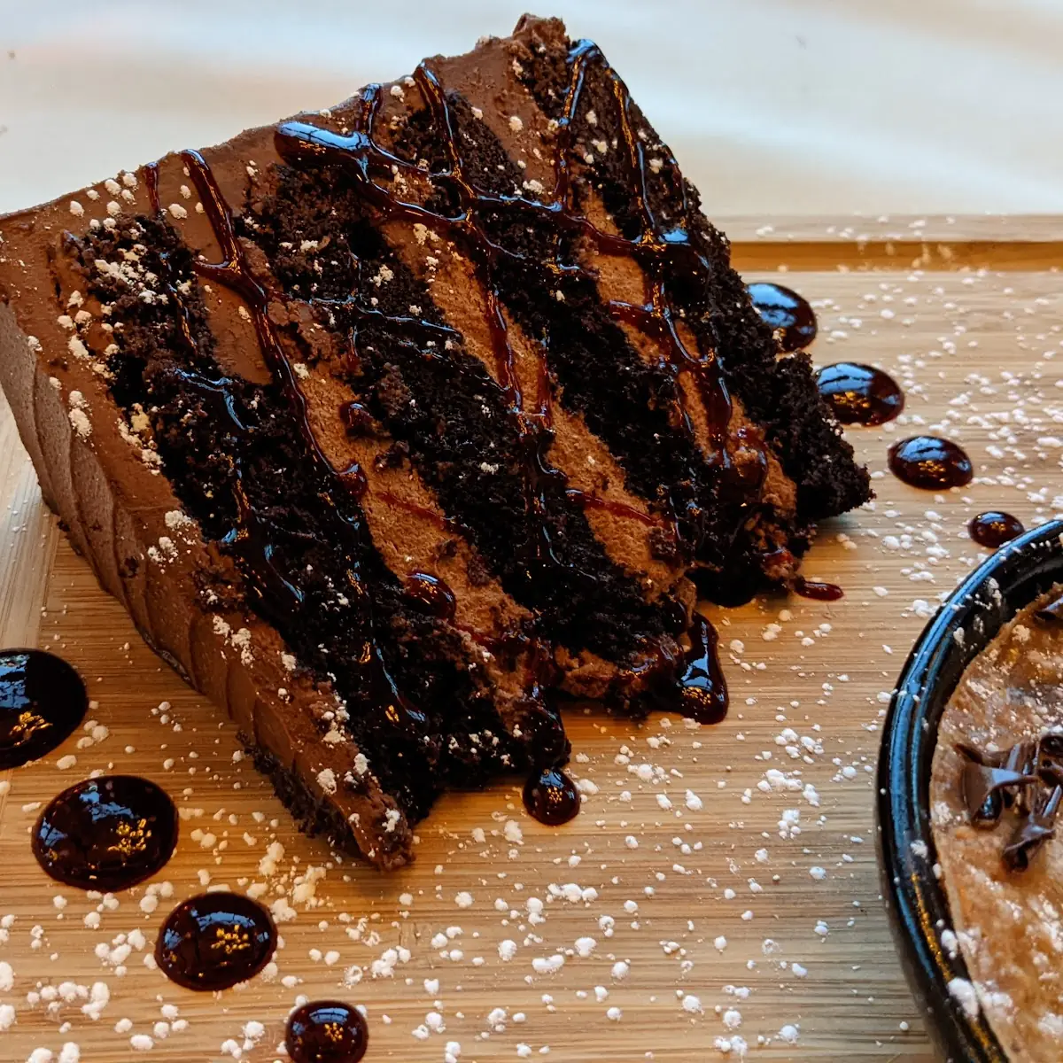 Chocolate Cake Slice