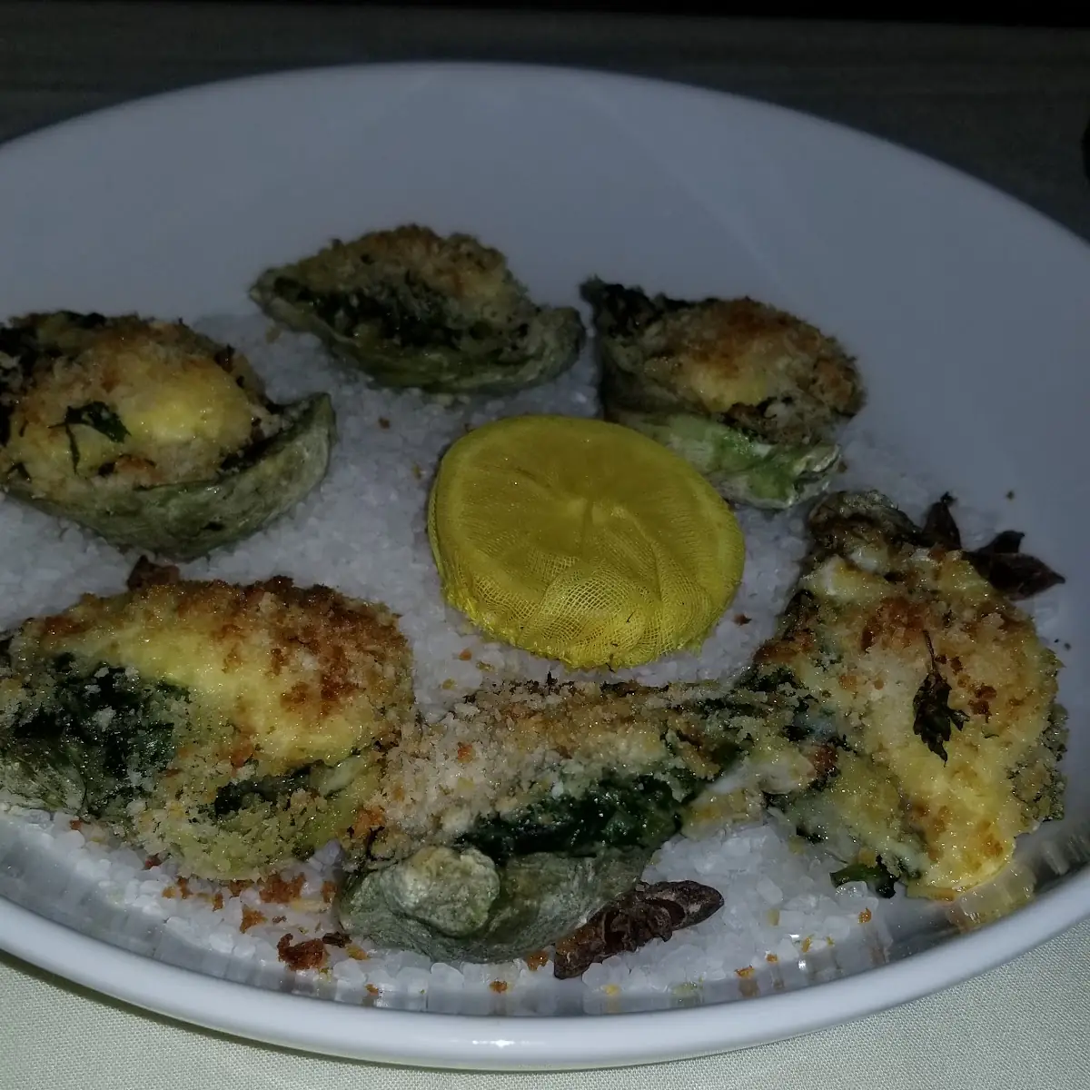 Oysters Rockefeller