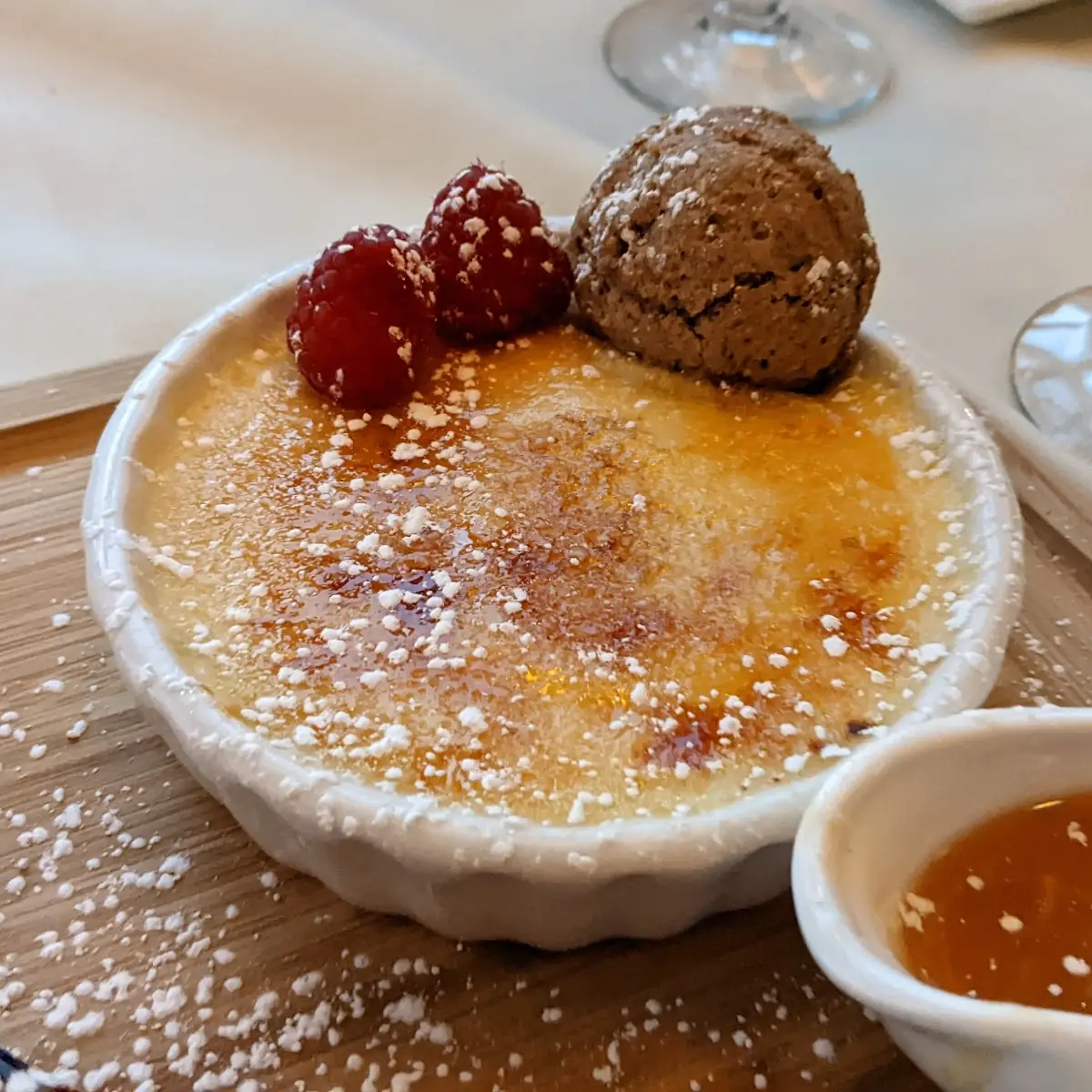 Spiced White Chocolate Crème Brûlée