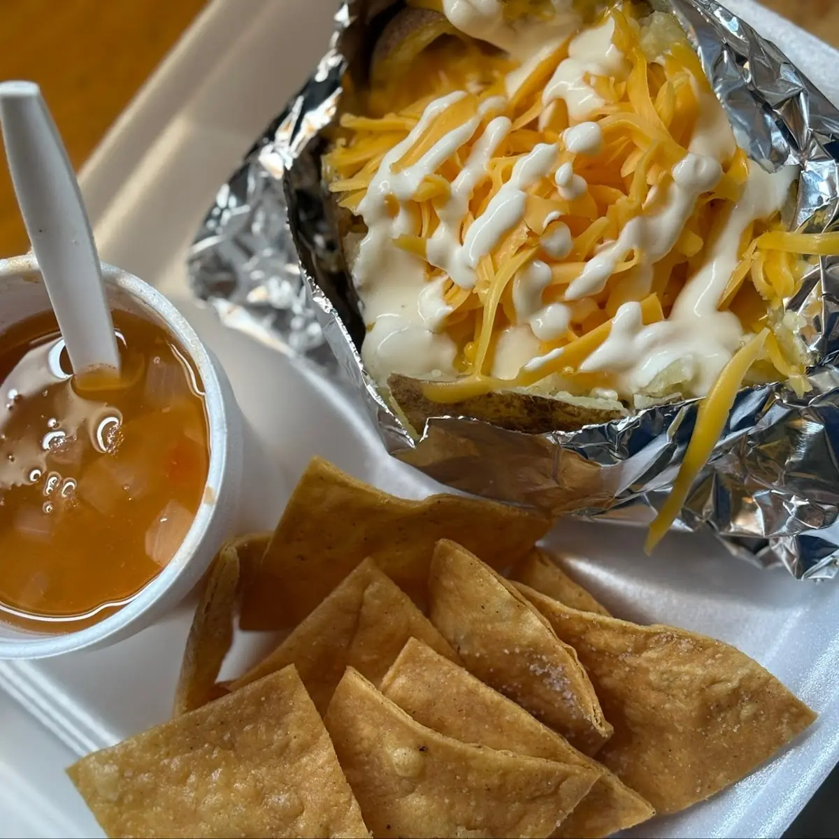 Baked Potato Papa Asada