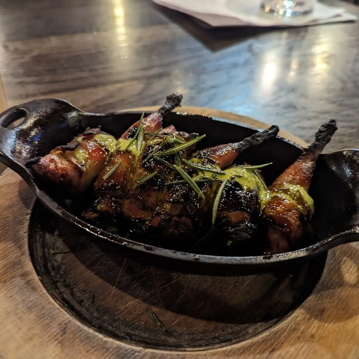 Bacon Wrapped Quail
