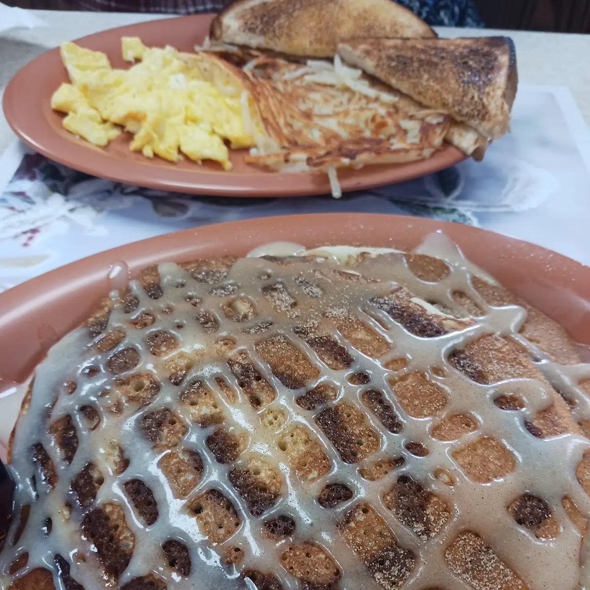 Cinnamon Roll Pancakes