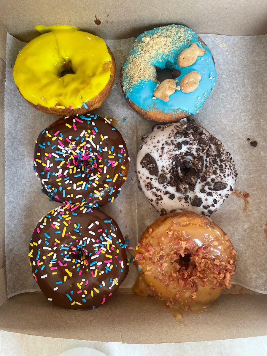Doughnuts Maple Bacon and Chocolate