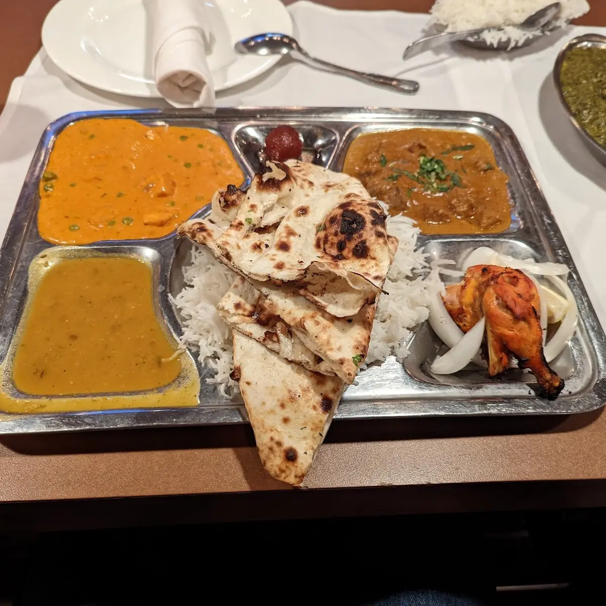 Shahi Paneer and Naan