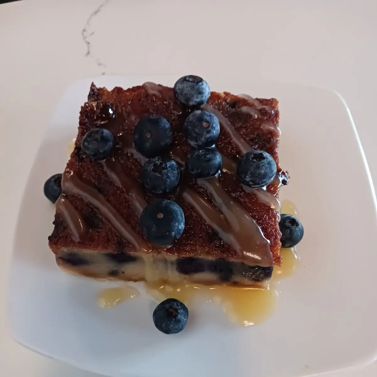 Blueberry Bread Pudding