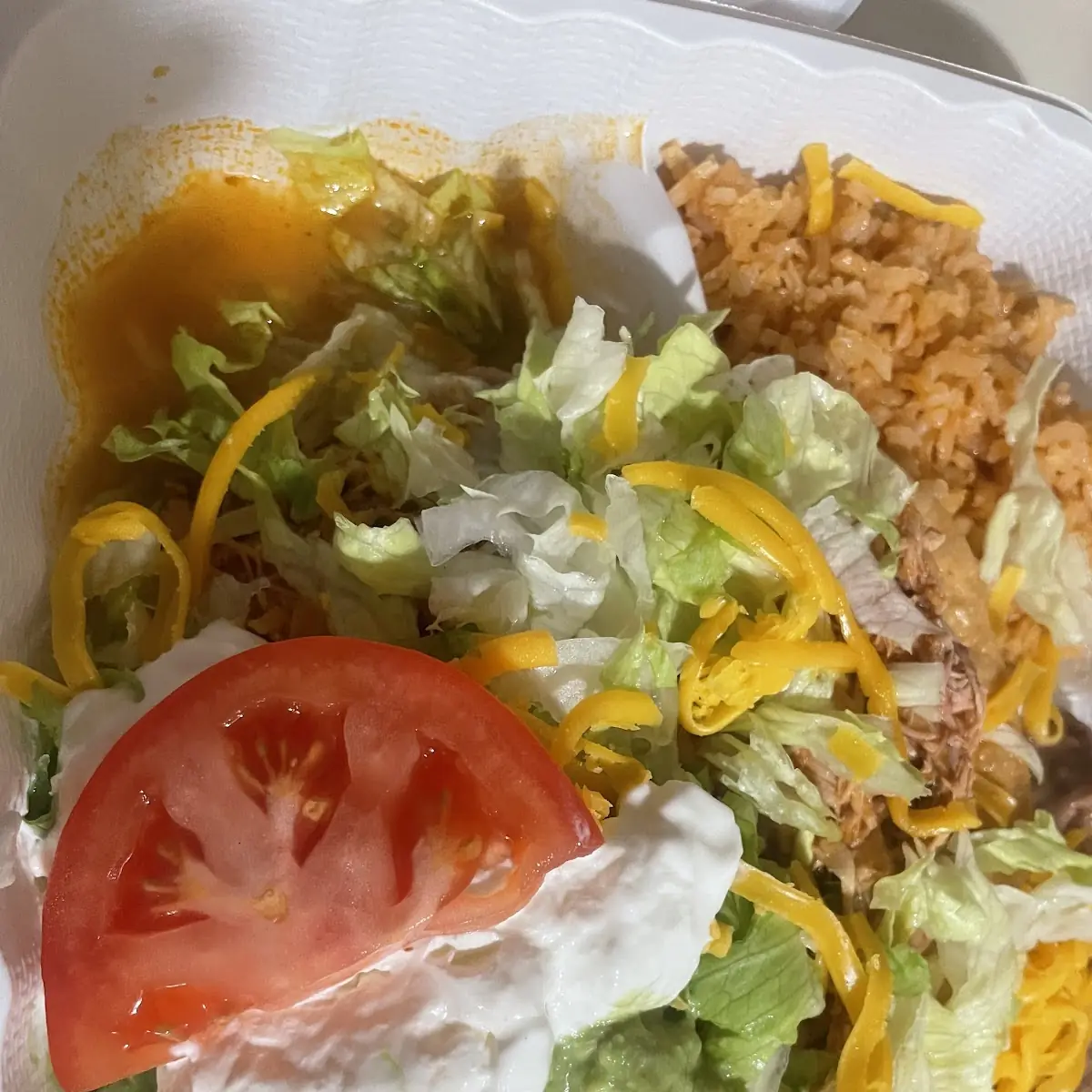 Tostada Fiesta Chicken or Beef