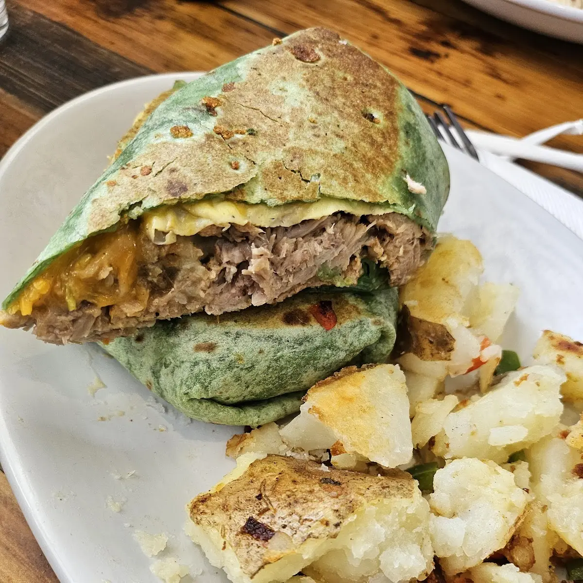 Braised Pork Breakfast Wrap