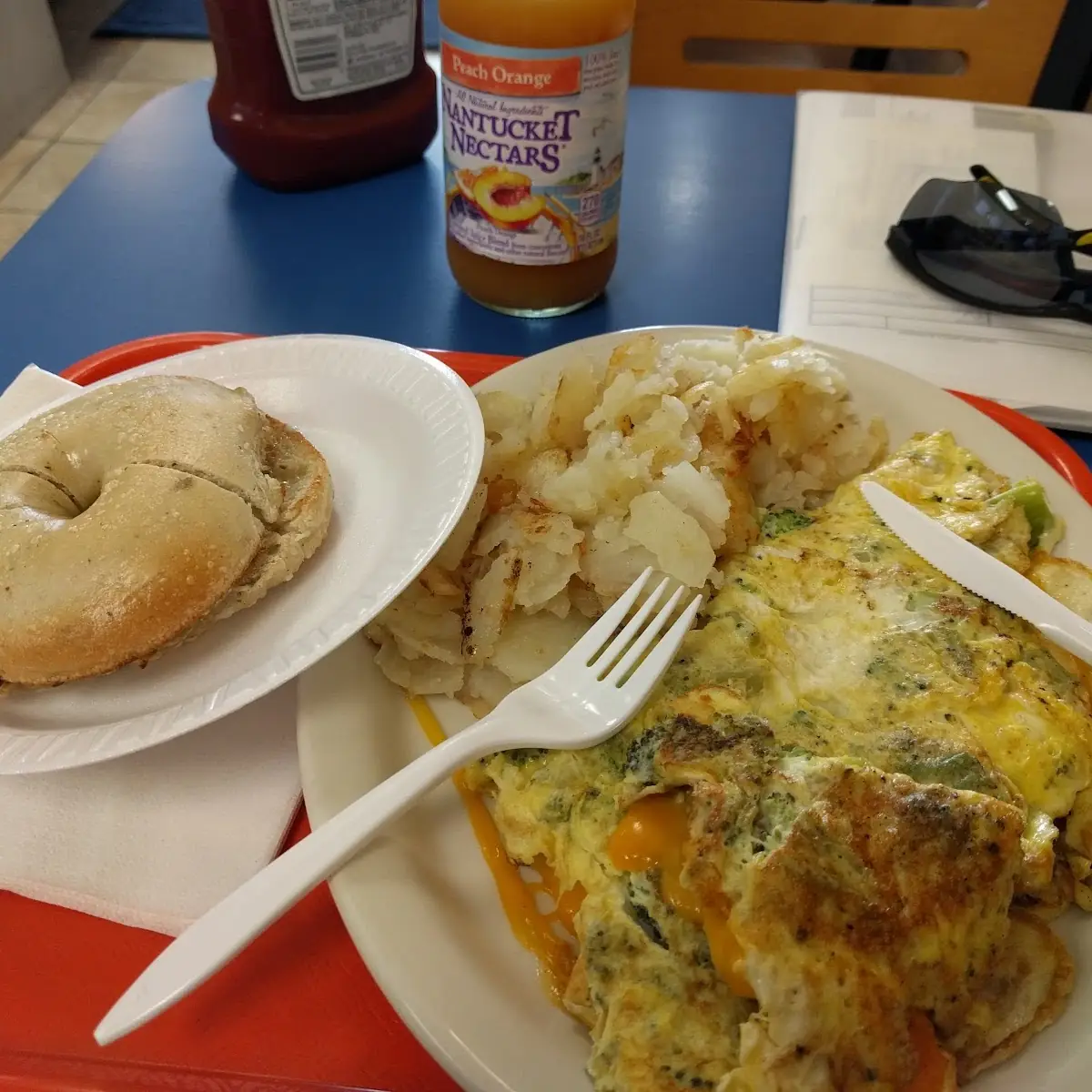 Broccoli and Cheese Omelette