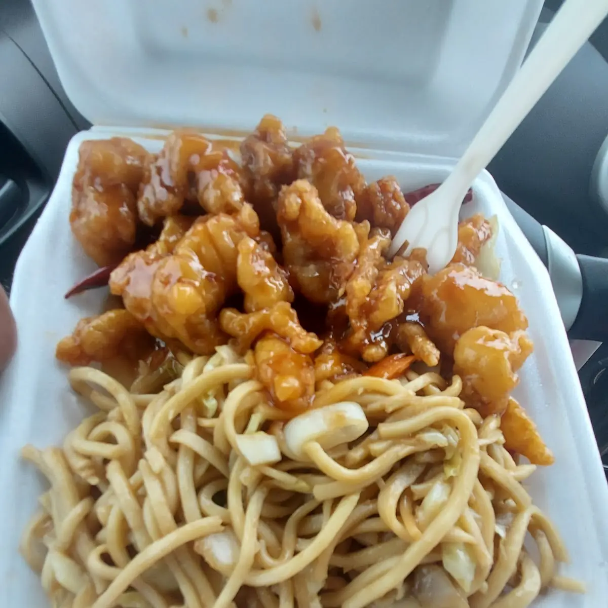 Orange Chicken and Chow Mein