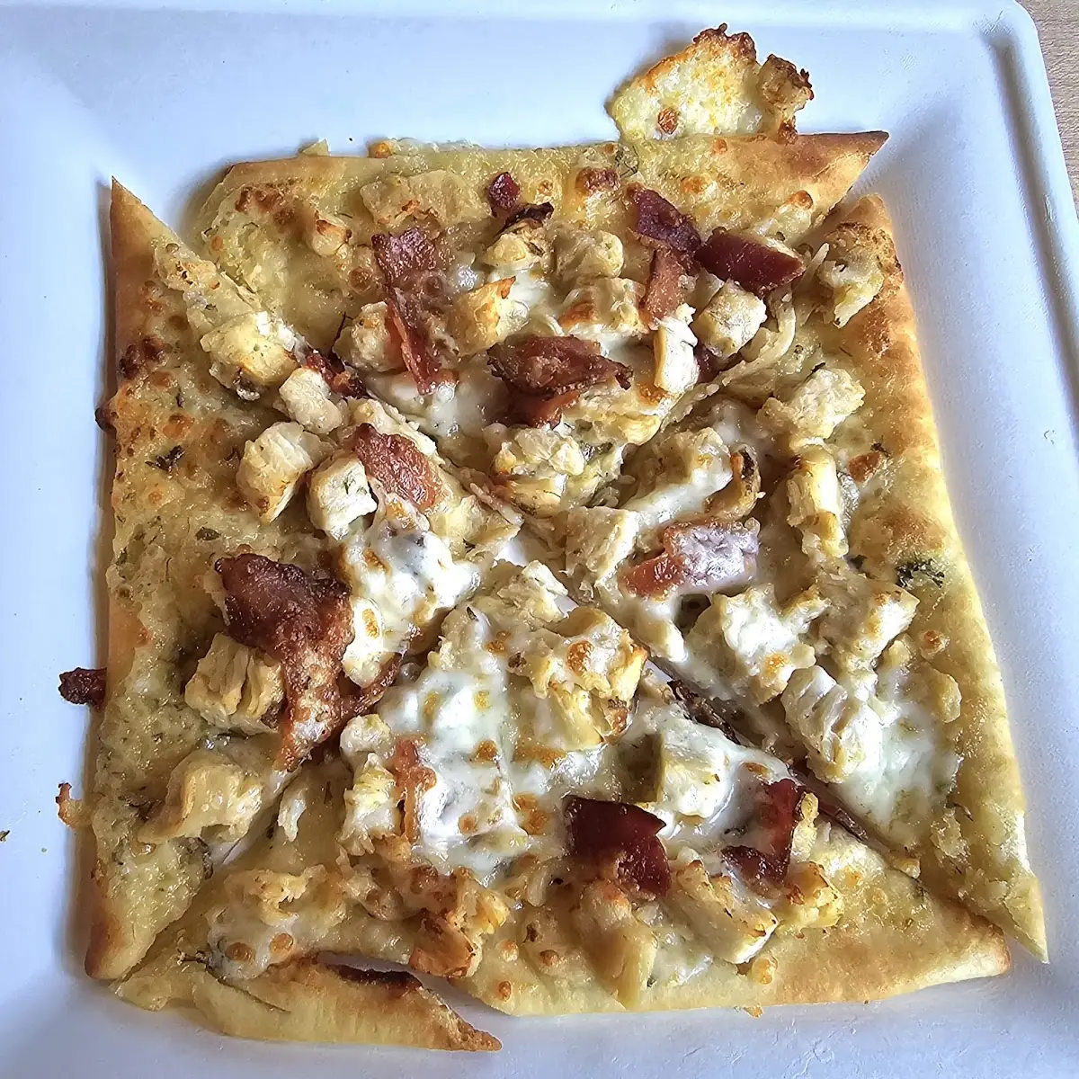 Chicken Bacon and Ranch Flat Bread
