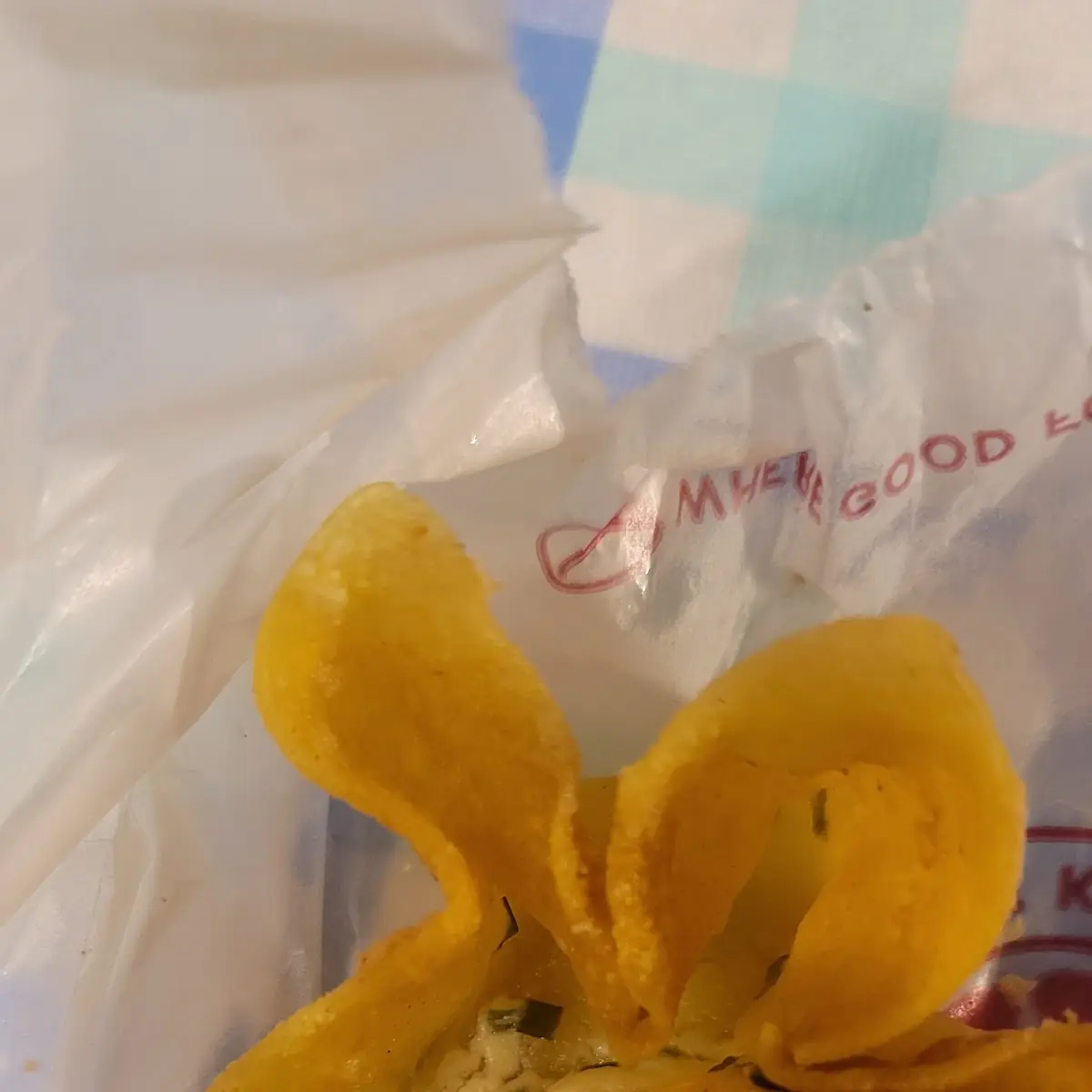 Supposed to Be a Cream Cheese Rangoon Apparently These Are the Cheese Free Version