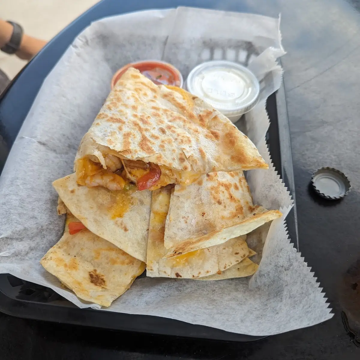 Shrimp Quesadilla 16 00