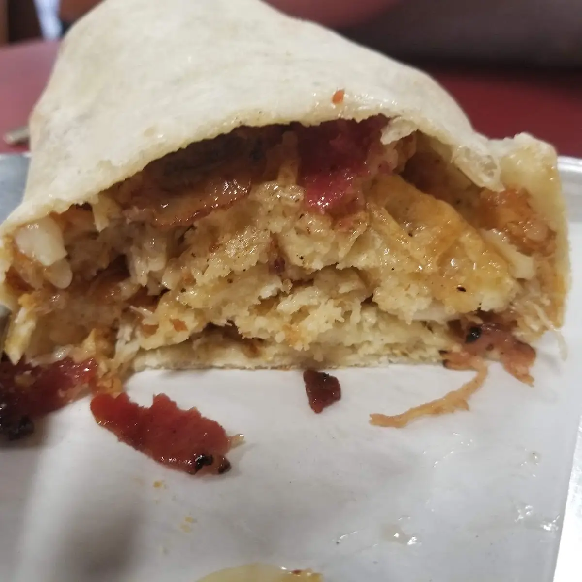 Chicken & Waffle Burrito