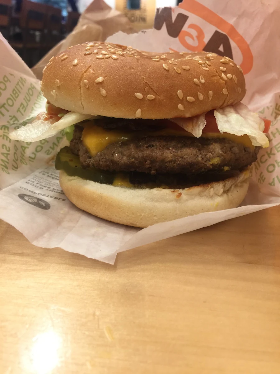 Uncle Burger with Caramelised Onions, A&W Canada