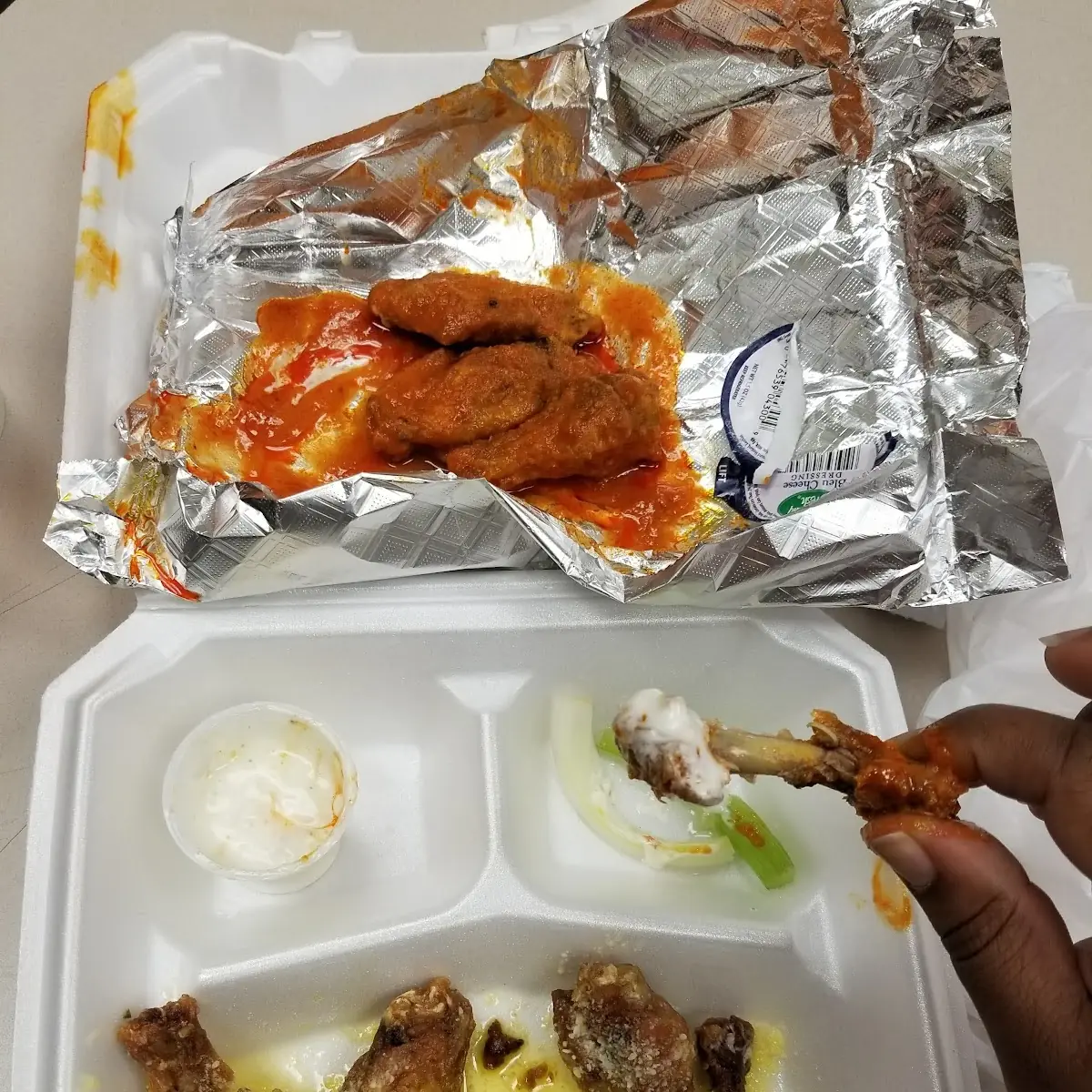 Mild Wings with Blue Cheese