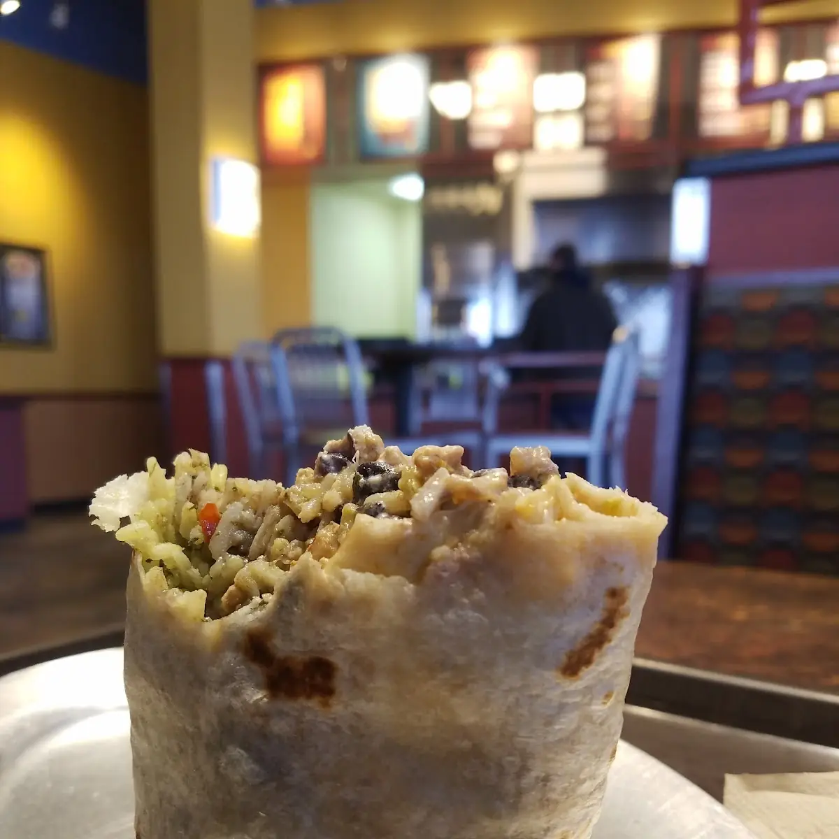 Combo Steak and Chicken Burrito
