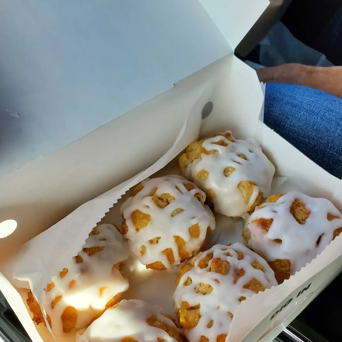 Frosted Honey Biscuits
