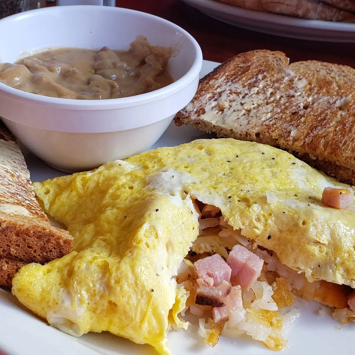 Ham and Cheese Omelette