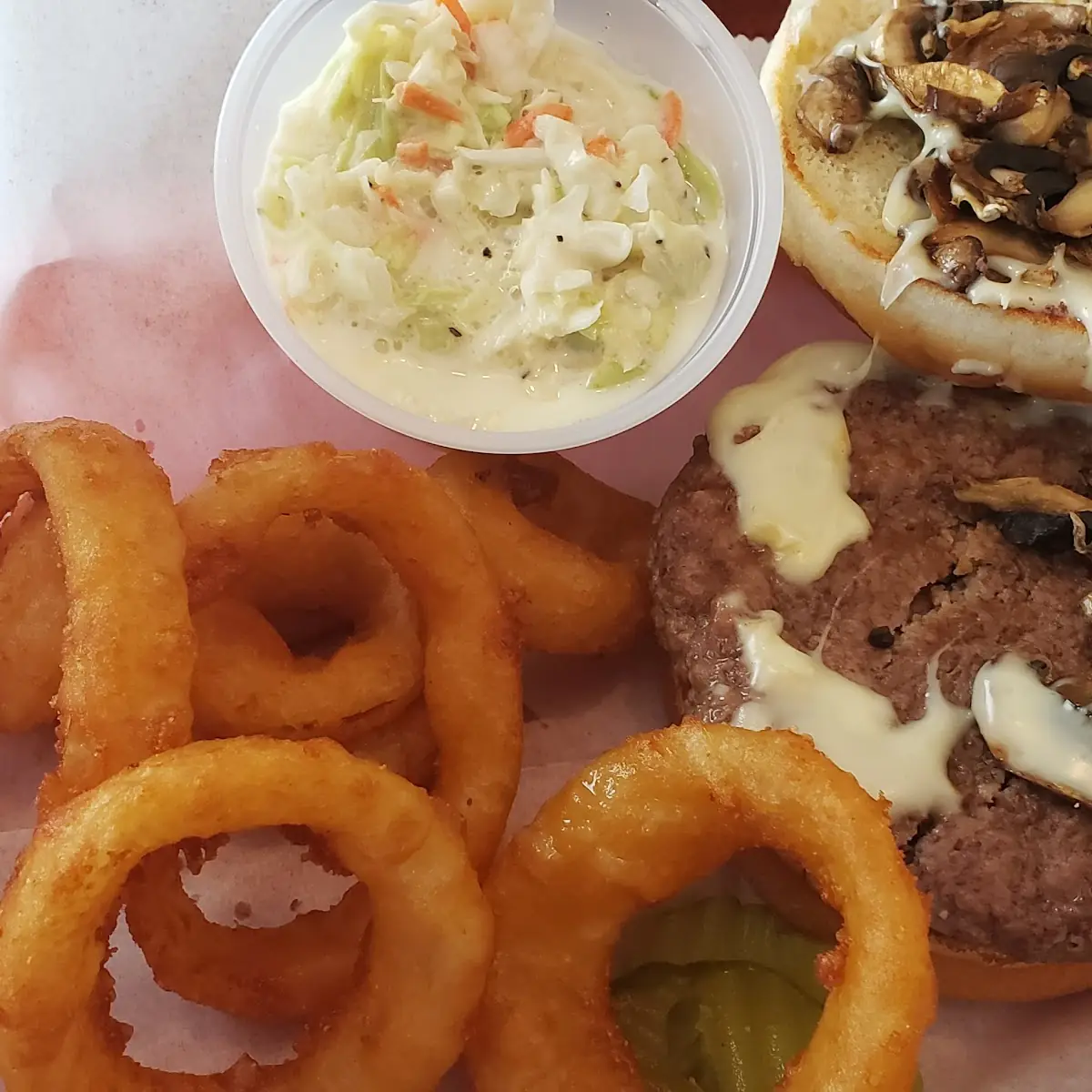 Mushroom Swiss Burger