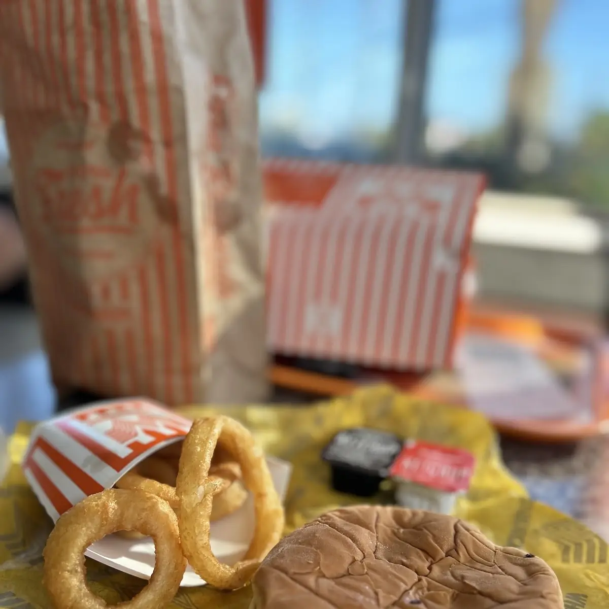 Cheeseburger Combo with Onion Rings