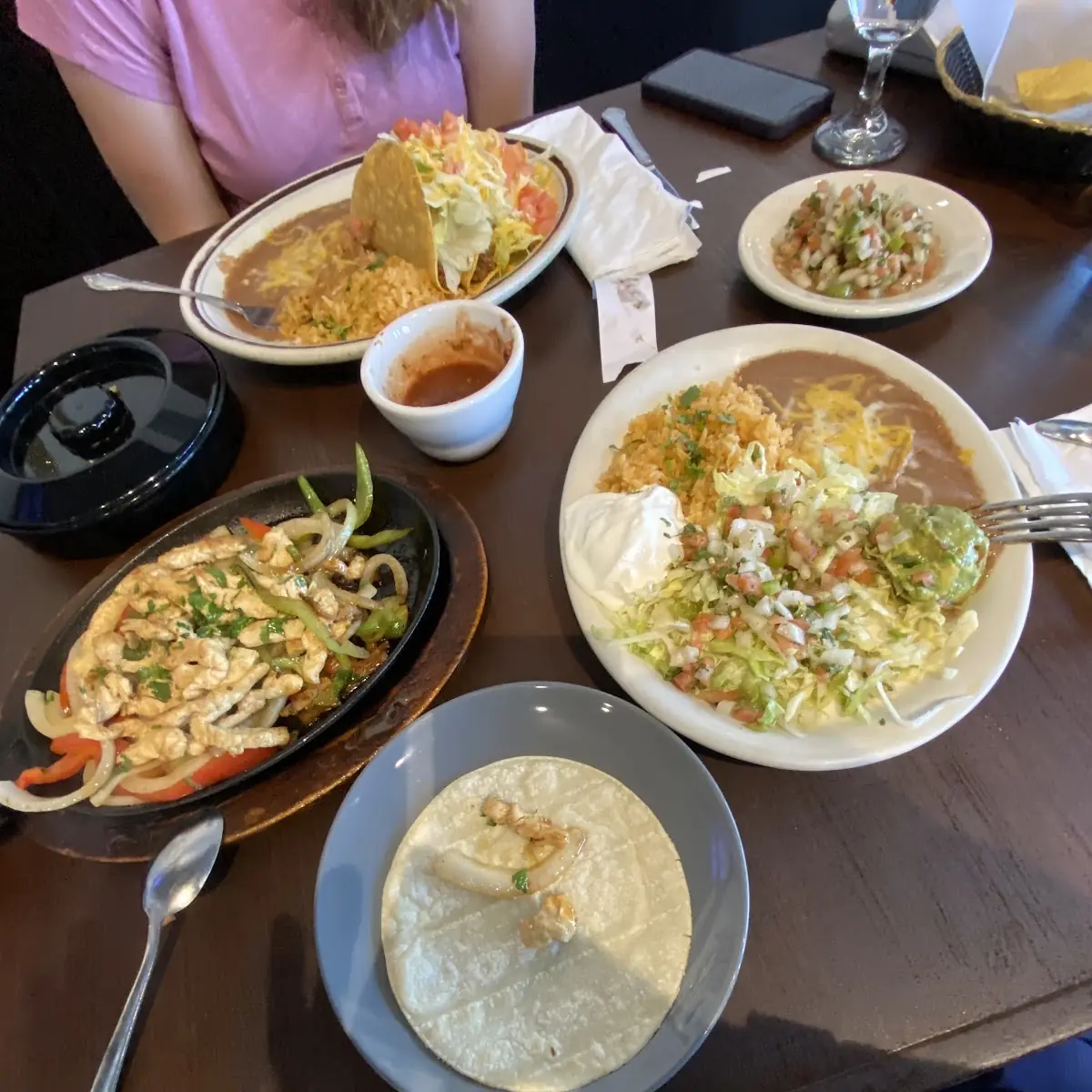 Chicken Fajita Beef Tacos