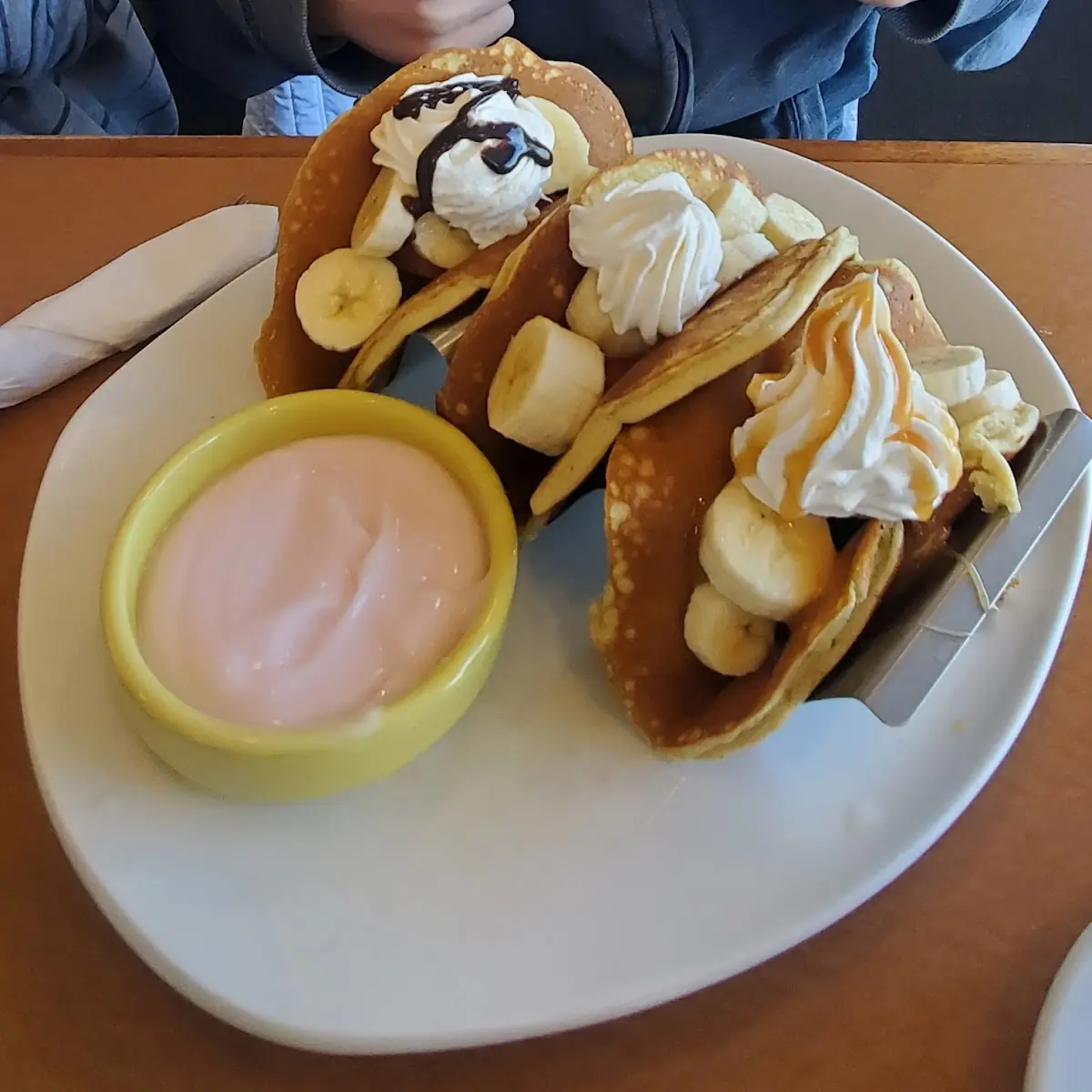 Pancake Fruit Tacos