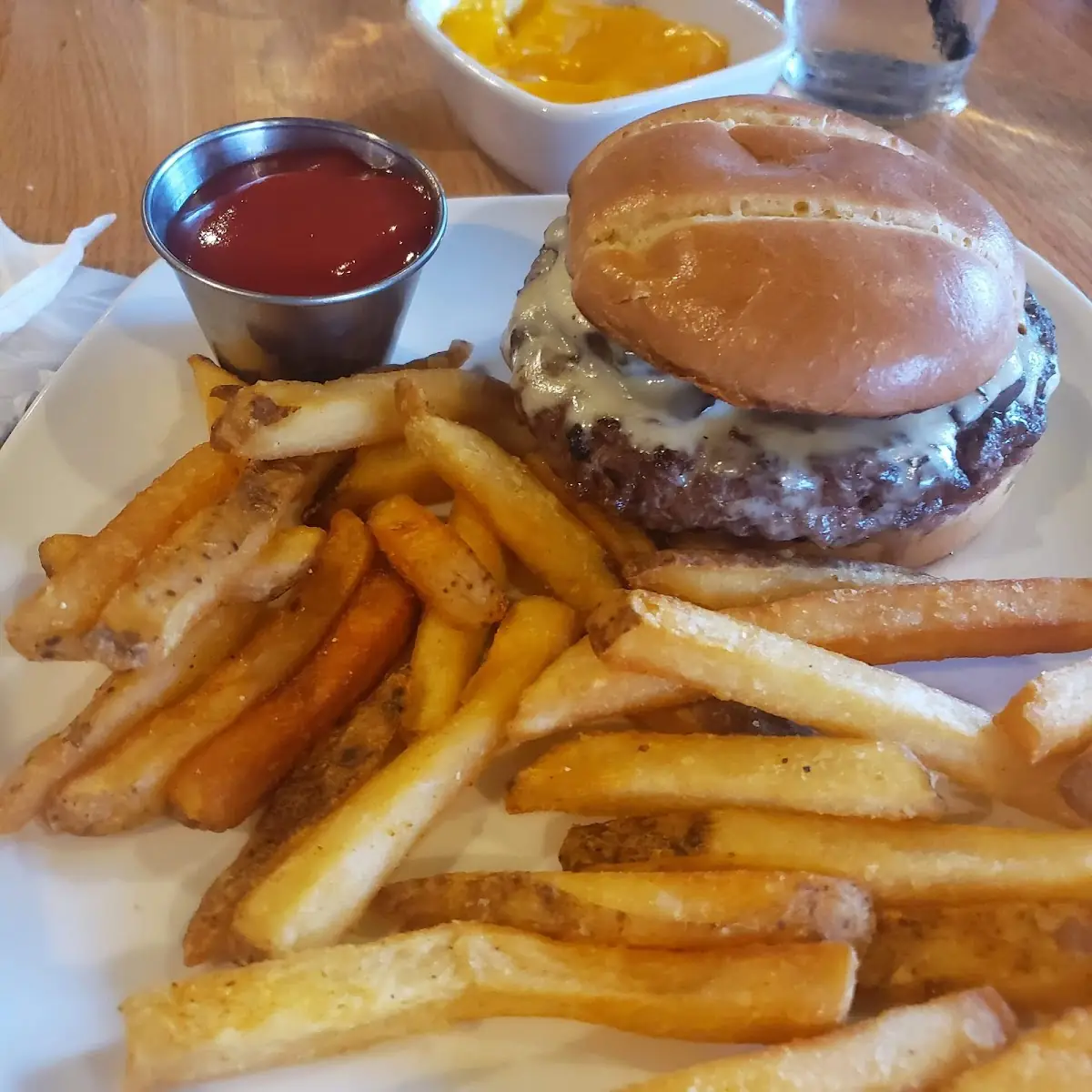 Mushroom Swiss Burger
