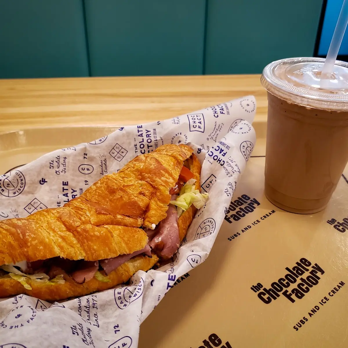 Roast Beef Croissant Sandwich