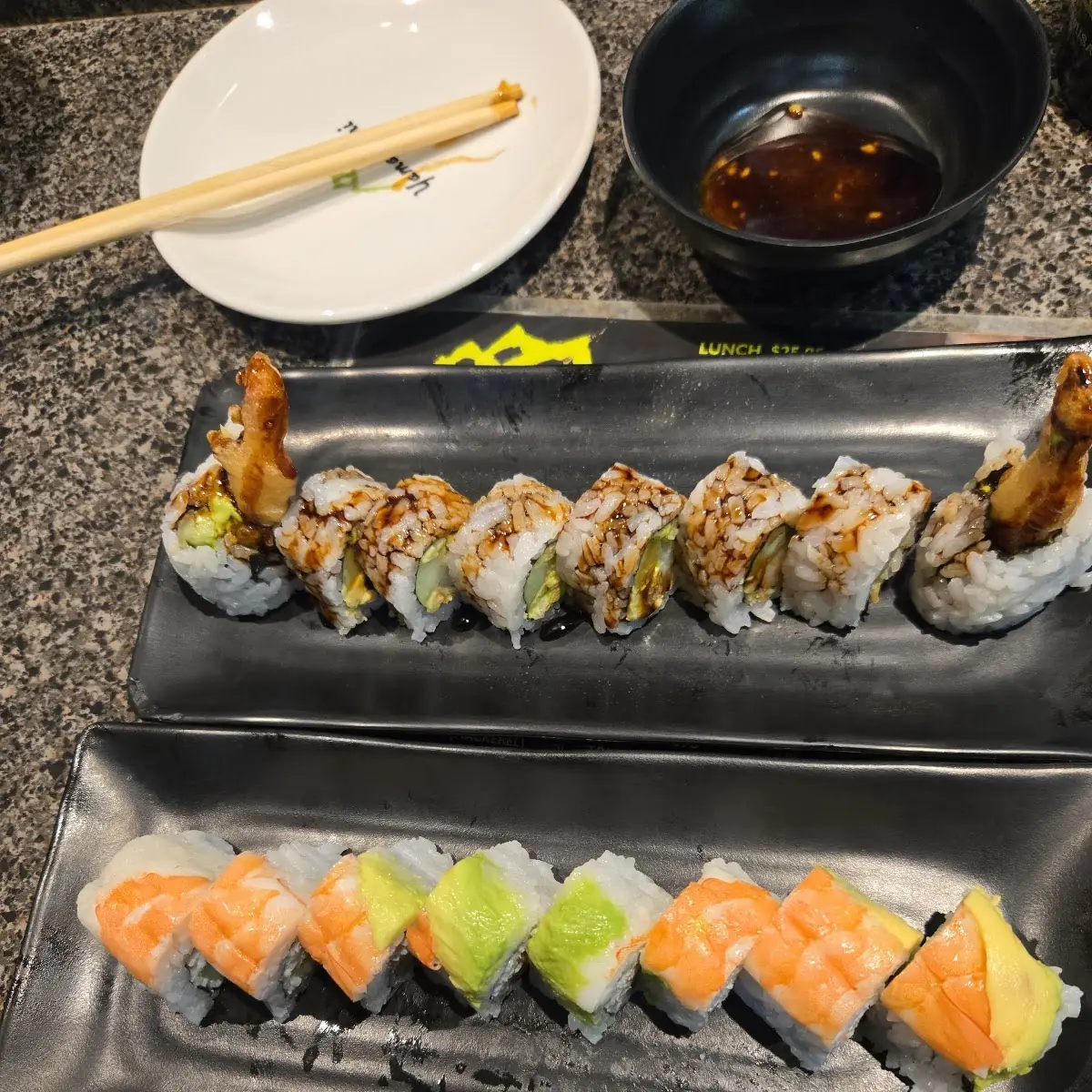 Soft Shell Crab Roll Salmon Lover Roll