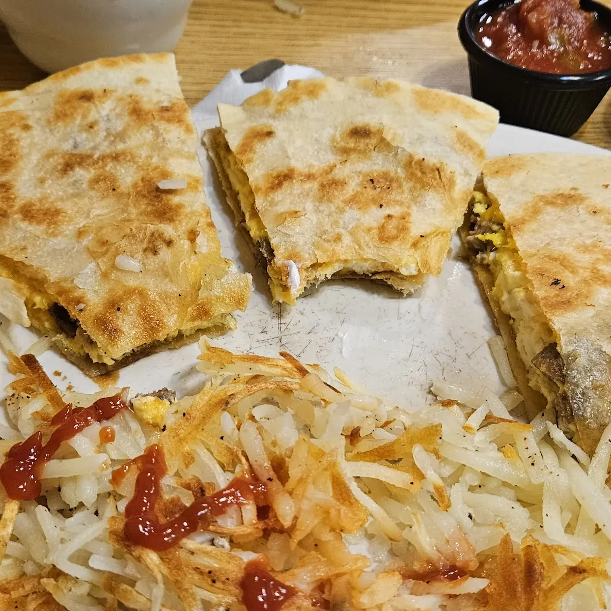 Sausage & Egg Quesadilla