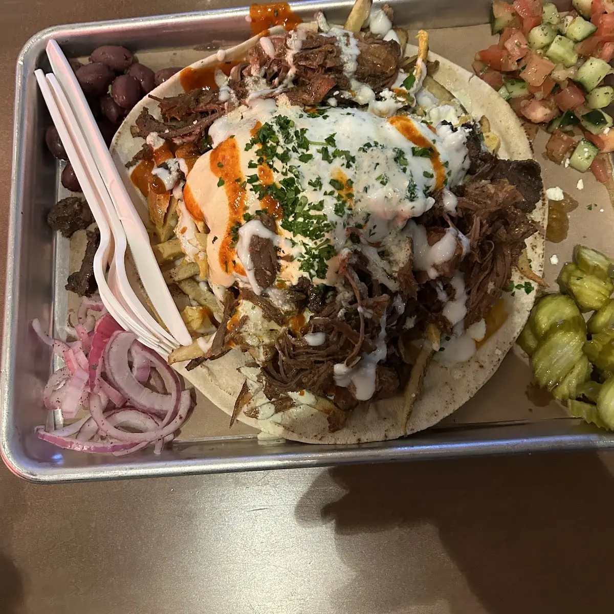 Shawarma Stack Nacho Fries