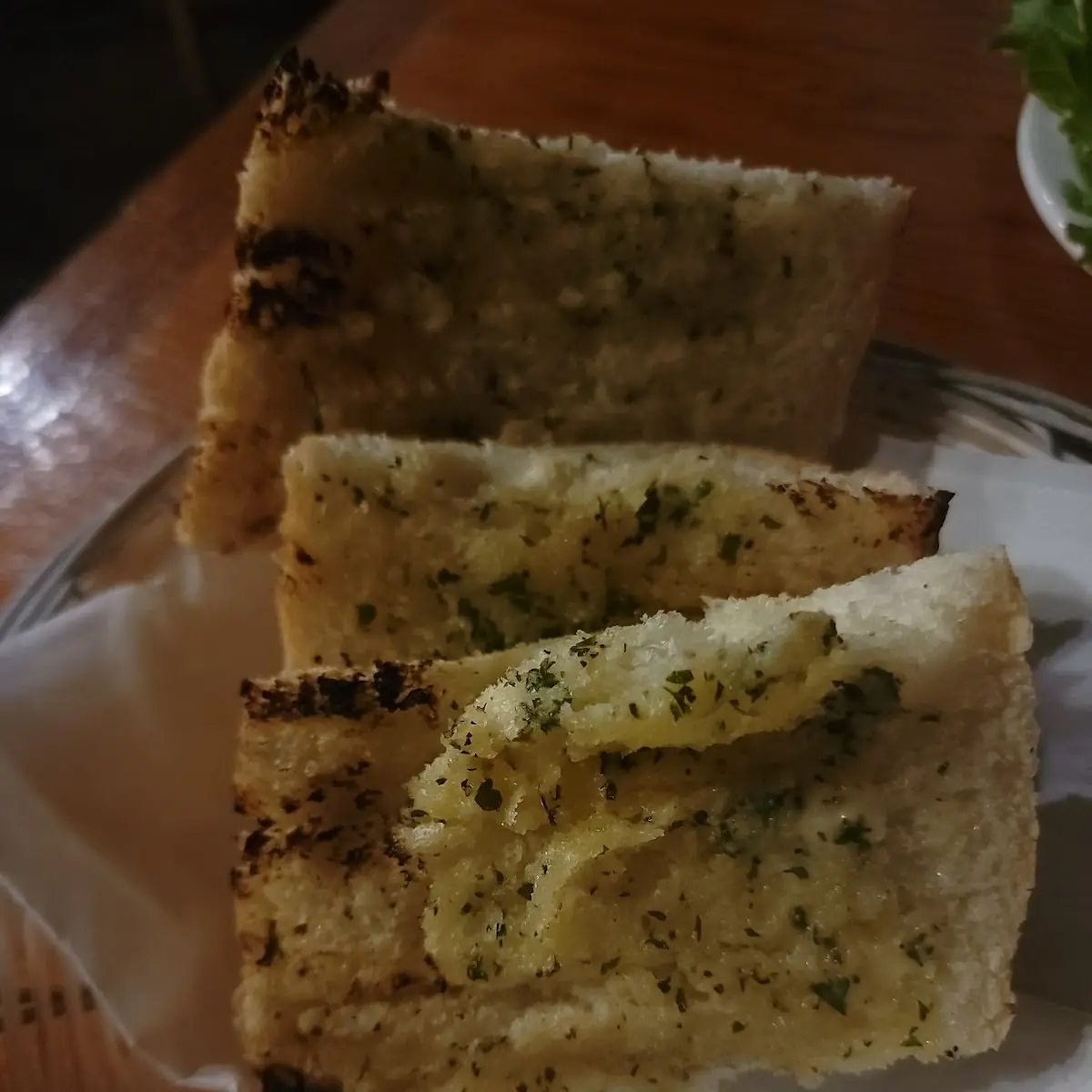 Complimentary Garlic Bread