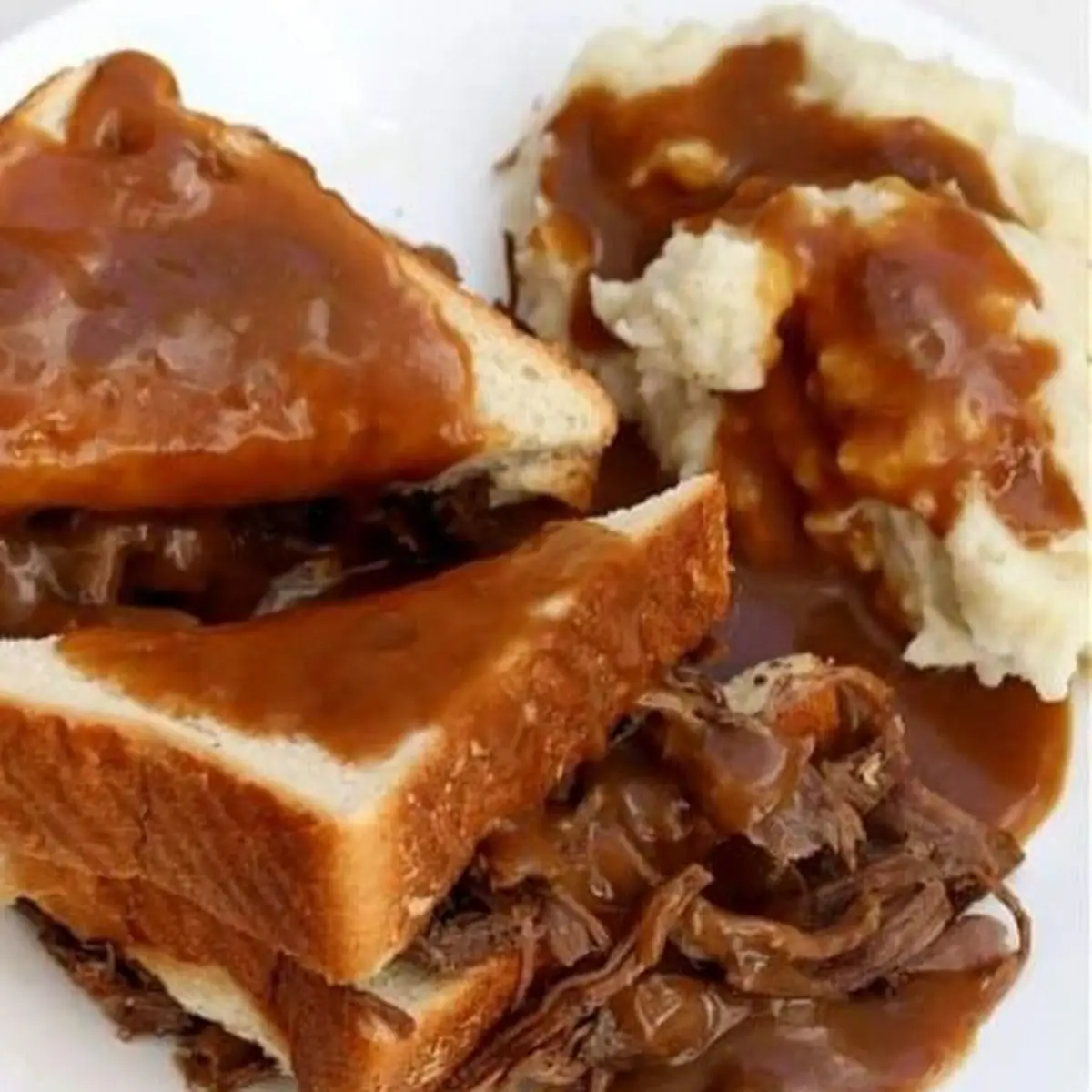 Roast Beef Sandwich with Potatoes