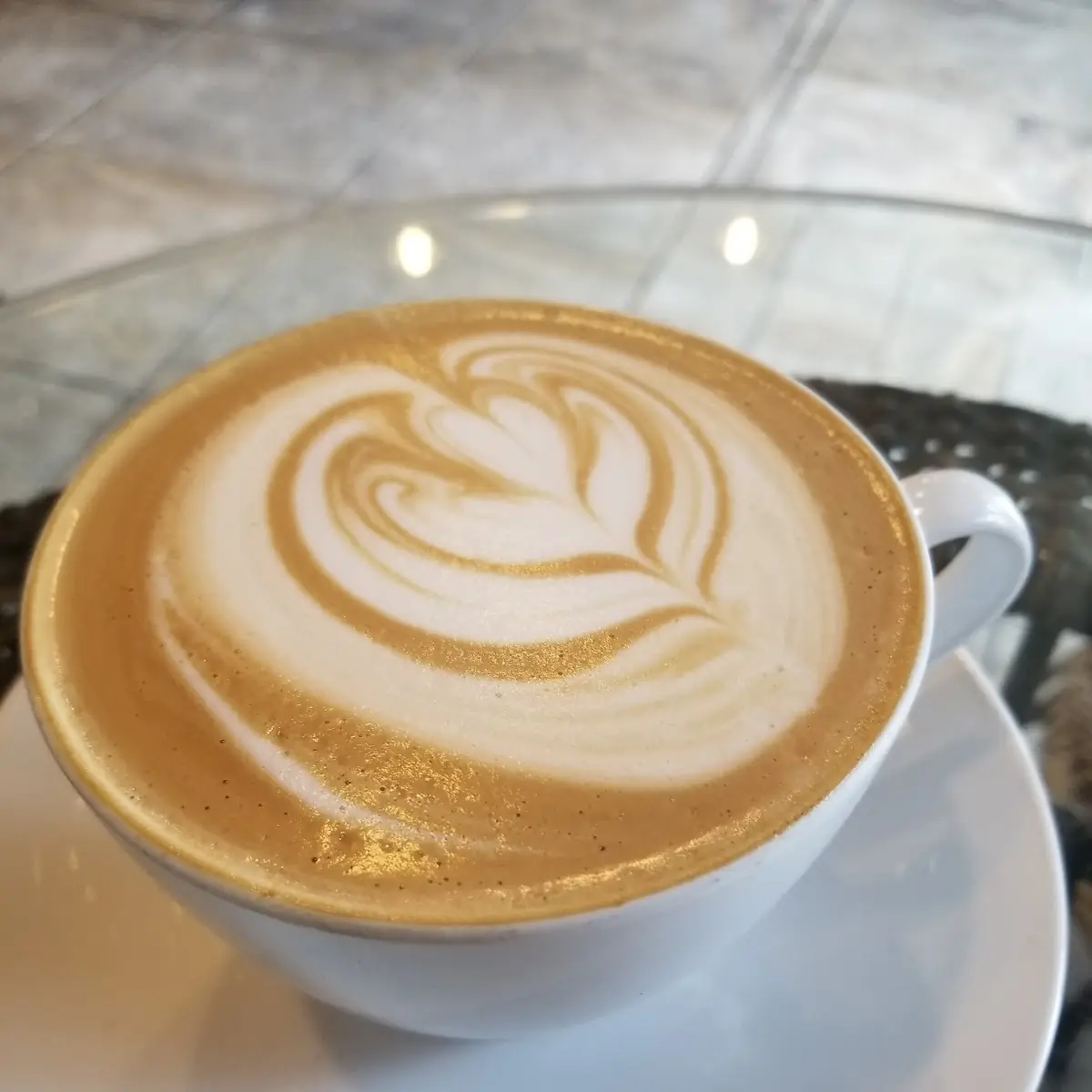 White Chocolate Hazelnut Latte