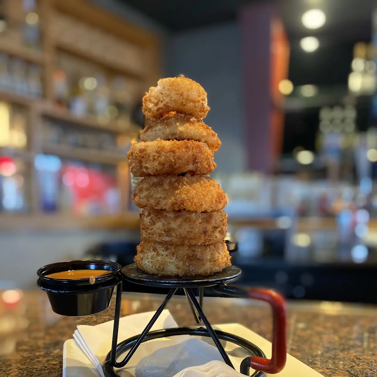 Towering Onion Rings