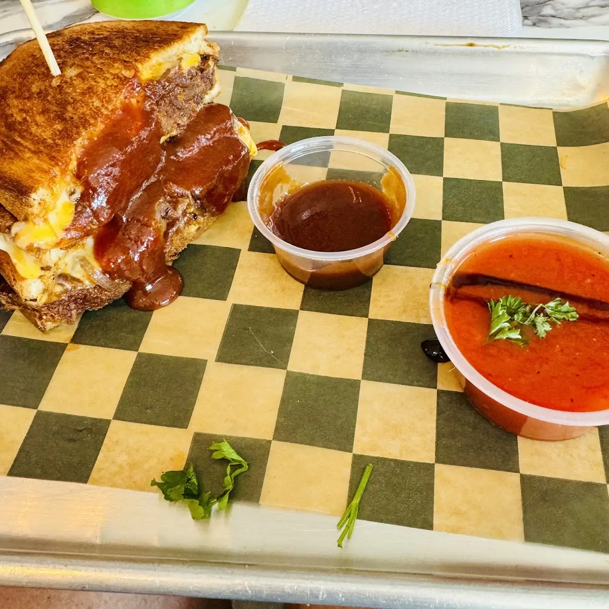 Pulled Pork Grilled Cheese