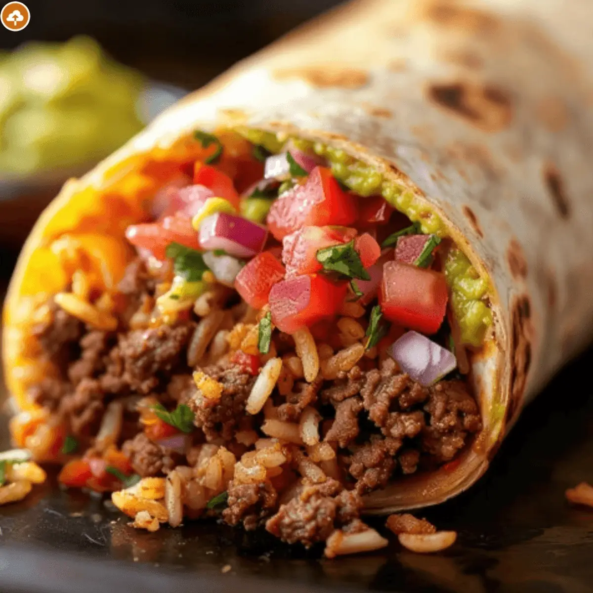Ground Beef Burrito