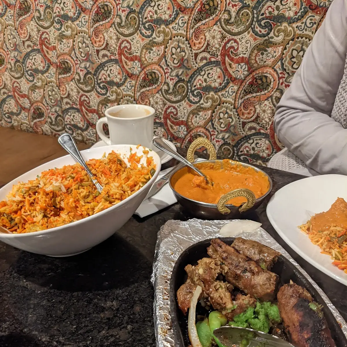 Seekh Kabab Vegetable Biryani Chicken Tikka Masala