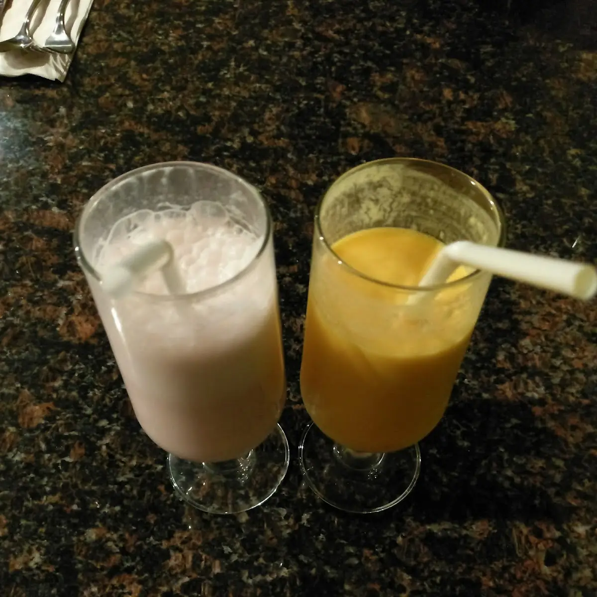 Strawberry and Mango Lassi