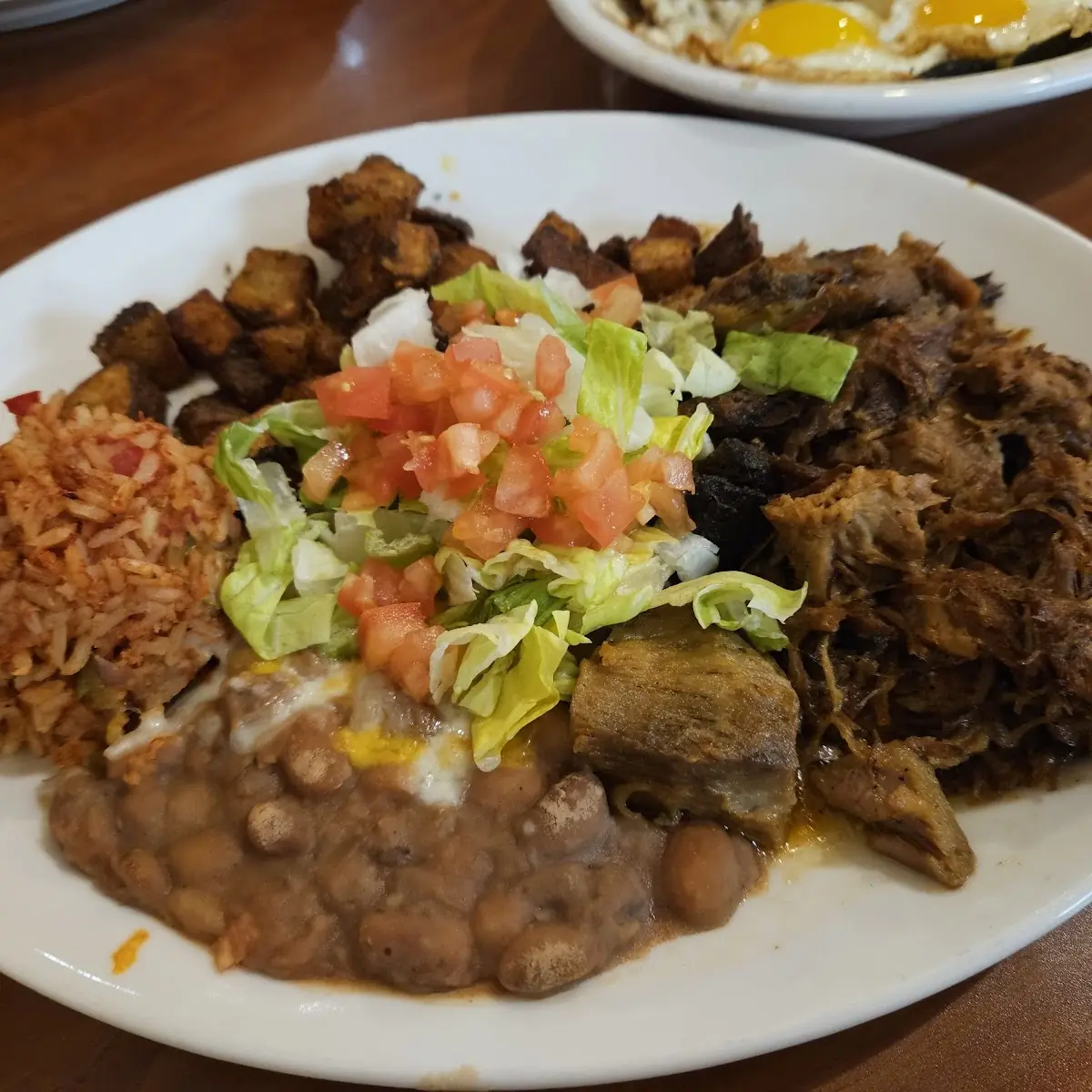 Carne Adovada or Pork Carnitas Plate