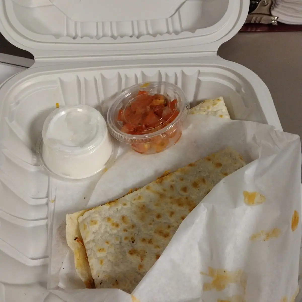 Shredded Chicken Quesadilla