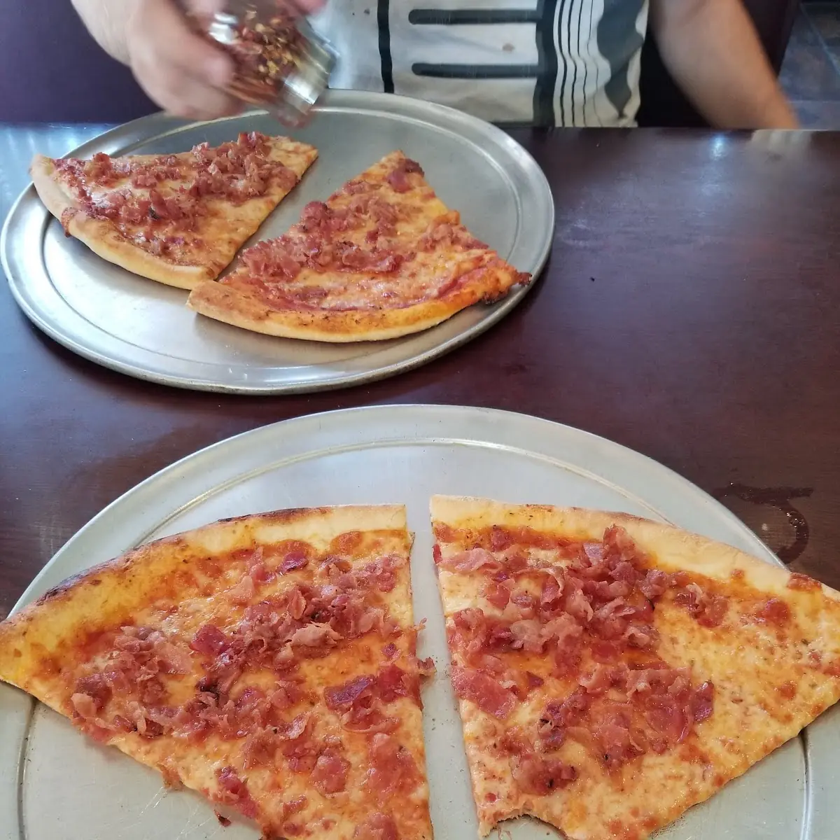 Cheese Pizza with Bacon