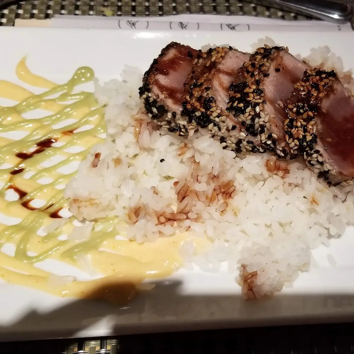 Seared Ahi and Jasmine Rice