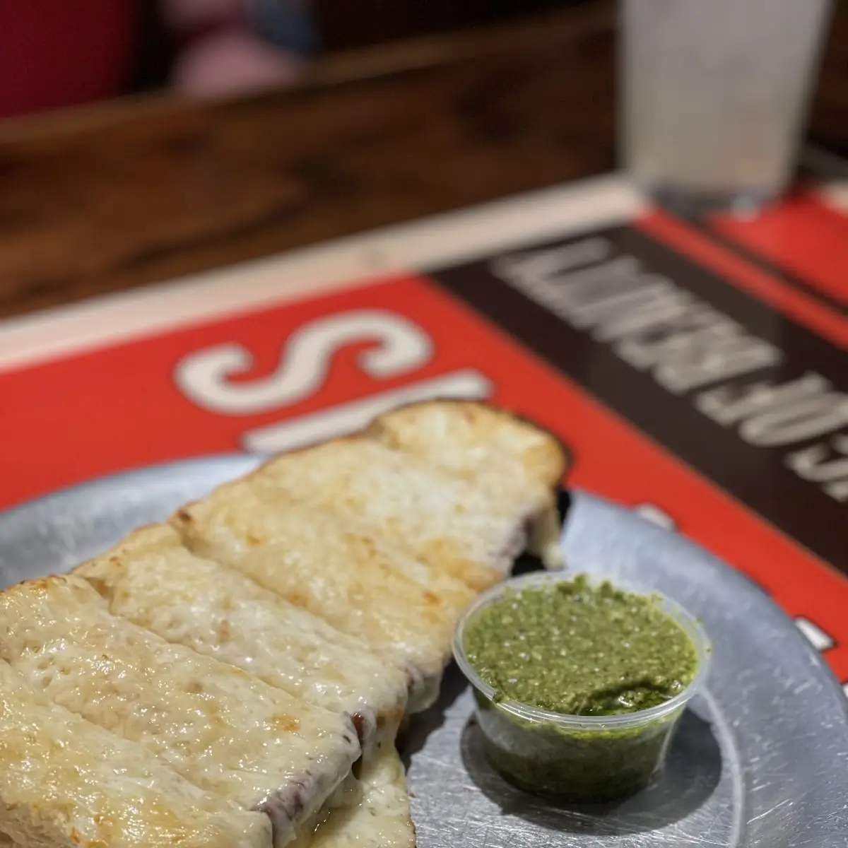 Cheese Bread and Pesto