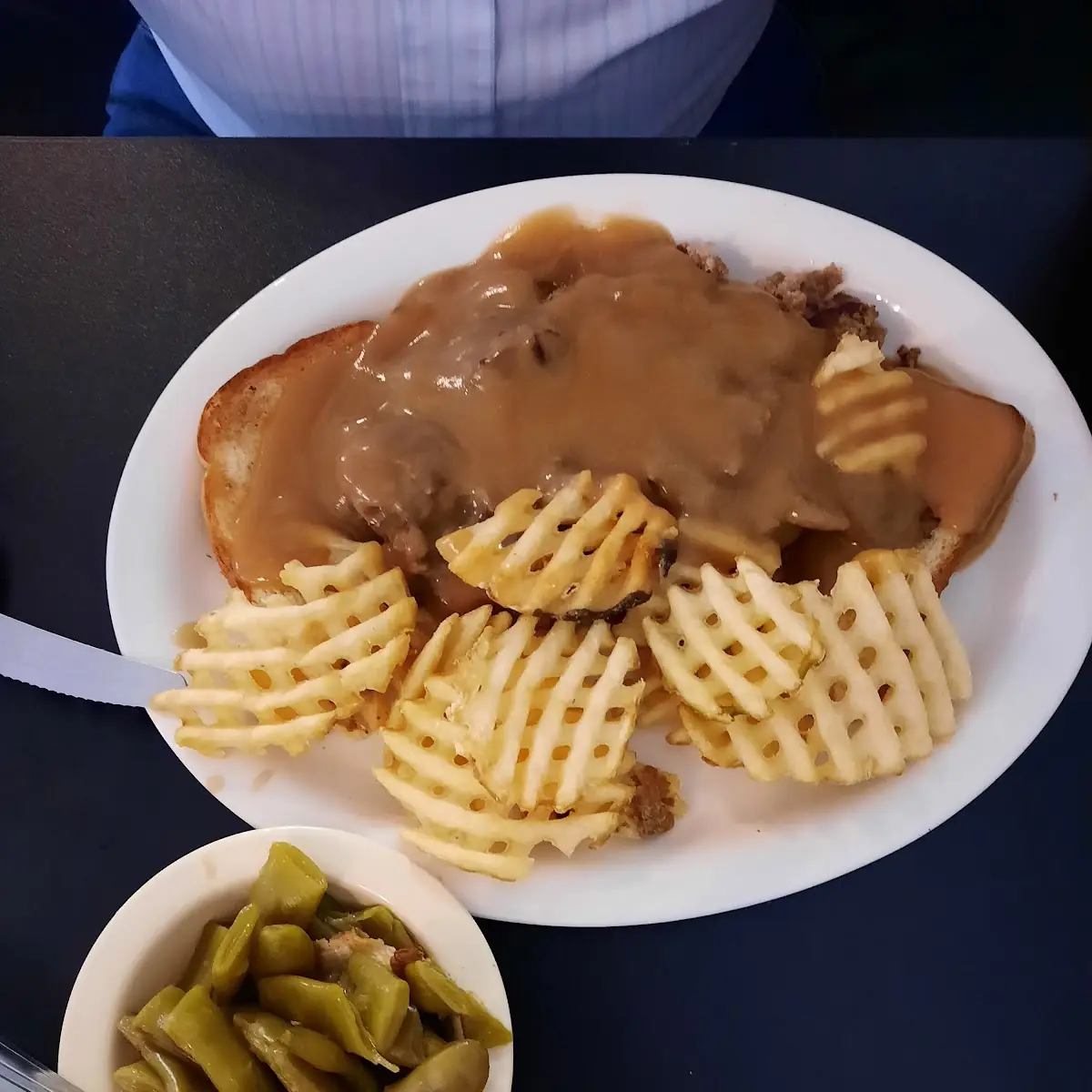 Open Faced Hot Roast Beef