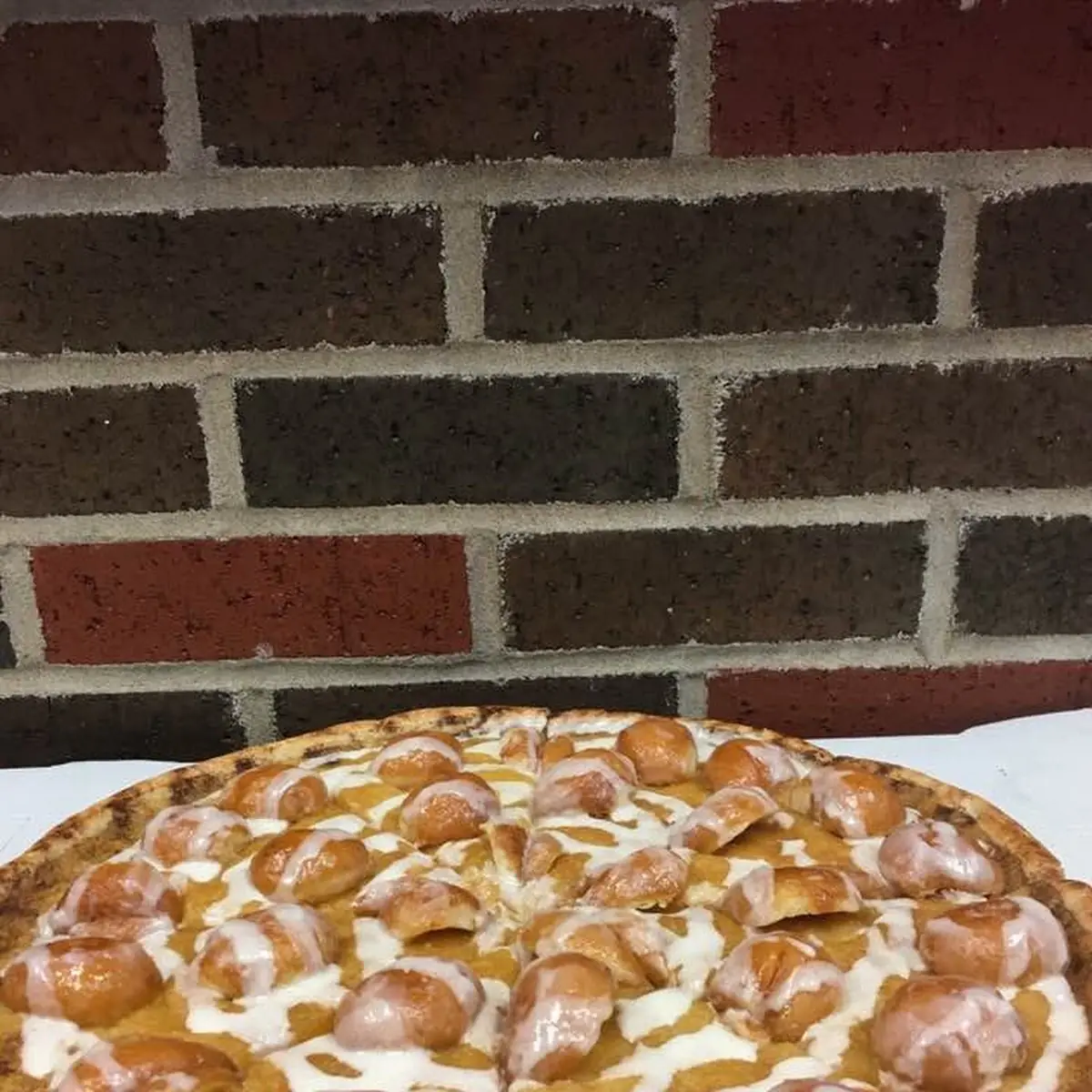 Donut Hole Dessert Pizza