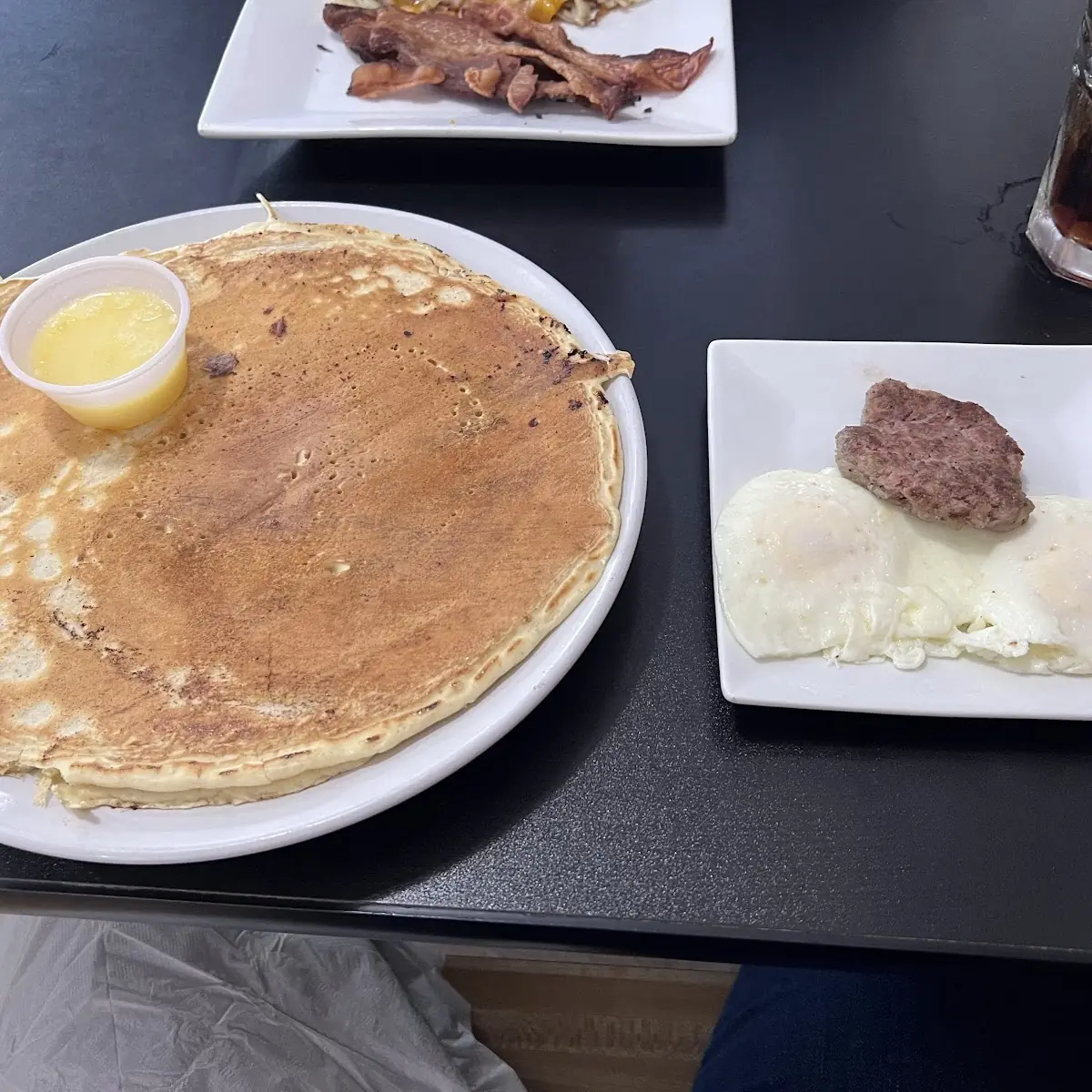 Blueberry Pancake with Bacon
